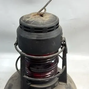 Dietz No 40 Red Glass Lantern