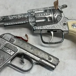 Vintage Dick Diecast Gun & Cap Gun lot