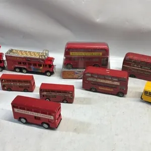 Vintage Diecast Toy bus lot London school etc