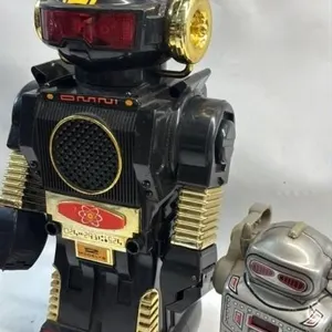 Vintage Tin & Plastic Robot Toy Lot OMNI