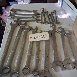 Craftsmans Wrenches 7/8 - 1 1/8; Open End Wrenches