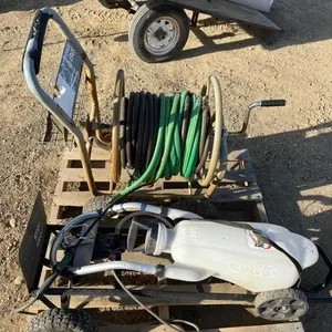 GARDEN HOSE REEL, DOLLY, SPRAYER