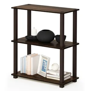 Furinno 3-Tier Walnut Storage Shelves