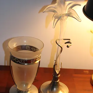 Vase & Glass Flower