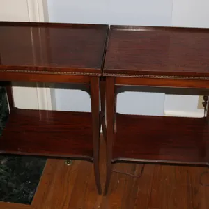Mahogany End Tables