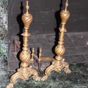 Brass Andirons