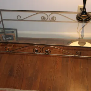 Glass & Metal Coffee Table