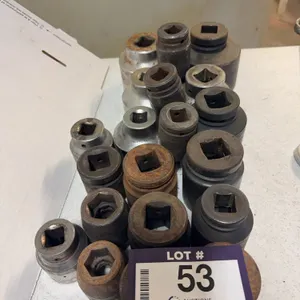 Lot of (20) Asst. Heavy Duty Sockets