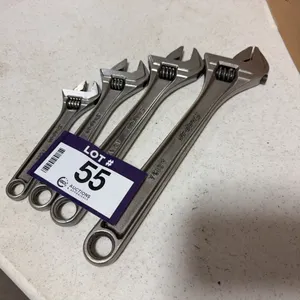 Lot of (4) Snap-On Crescent Wrenches