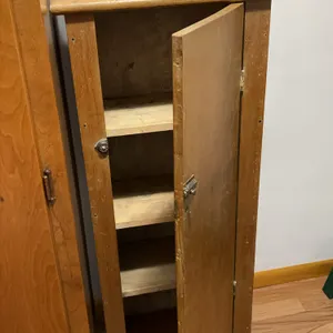 Wood Cupboard, 21 1/4”Wx12 1/4”Dx47 1/2”H