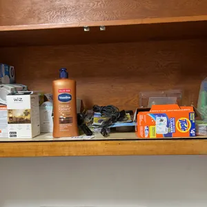 Light Bulbs, Clips, Umbrella Light, Tide Washing Machine Cleaner, Sponges