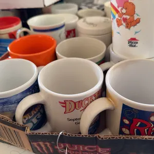 Coffee Mugs & Metal Drinking Glasses