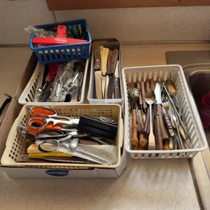 Scissors, Knives, Nut Picks, Sharpener