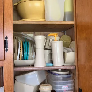 2 Cupboards Of Tupperware