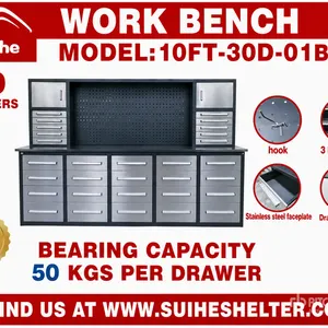 2026 Suihe NWB-H30DS-10 10 mm 30-Drawer Workbench (Unused)