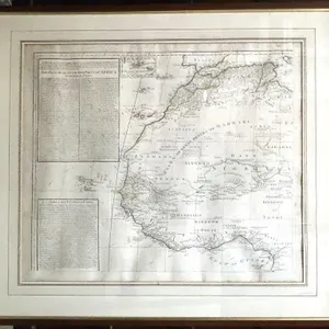 LAURIE AND WHITTLE 1790 "NORTHERN AFRICA" MAP