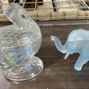 Iridescent Turkey, Blue Frosted Elephant