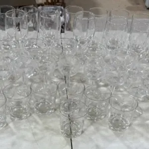 14+/- Tumblers, 6+/- Wine Glasses,