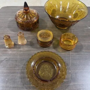 Amber Colored Glassware