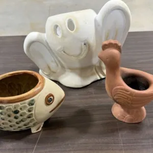 3 Misc. Pottery Pieces