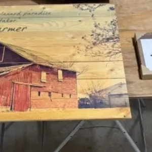 Wood Pallet Design "So God Made a Farmer" Sign,