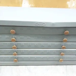 Huot Drill Bit Storage Cabinet w/Bits