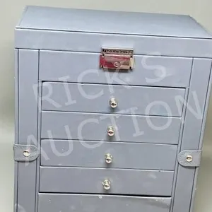 multi drawer jewelry chest & contents
