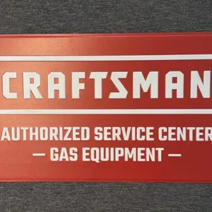 Craftsman Metal Sign 36” x 20”