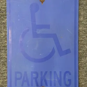 Handicapped Parking Metal Sign 12” x 18”