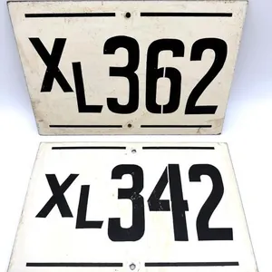(2) XL 362/342 Pressed Wood Signs 12” x 8”