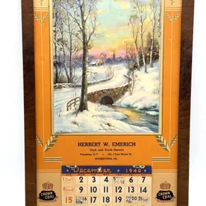 Vintage 1940 Crown Coal Myerstown, PA Advertising