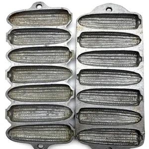 Mullins and Unmarked Cast Aluminum Cornbread Pans