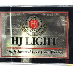 1987 Herman Joseph’s Light Beer Mirrored Sign 18”