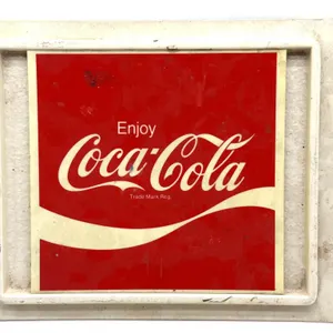 Vintage Plastic Coca-Cola Sign 11.5” x 9.25”