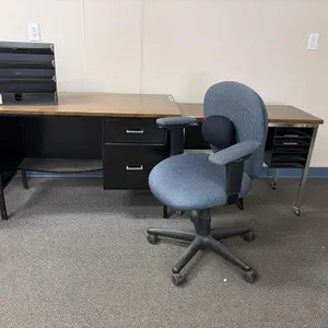 2 Desks with a Computer Chair and File Organizer-