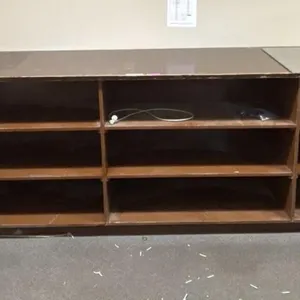 Wooden Layout Table With Storage - Buyer Must