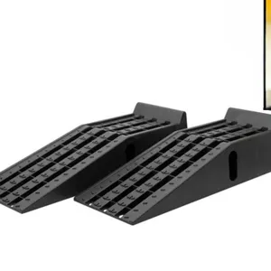 Ironton 12,000lb Capacity GVW Poly Car Ramp Set, 6