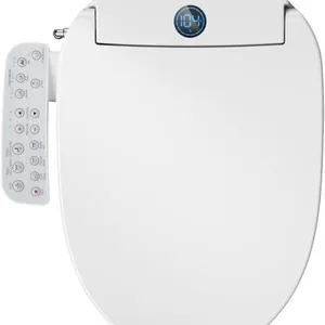 Lxlu Smart Bidet - Plug In, White, Elongated Seat,