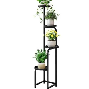 Indoor/ Outdoor Plant Stand - 4 Tier Metal Plant S