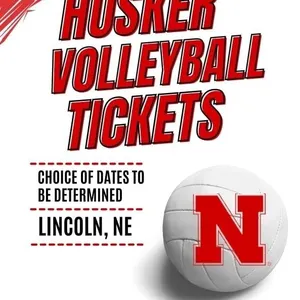 BUMP, SET, SPIKE HUSKER VOLLEYBALL TICKETS