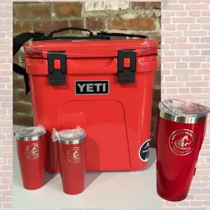 HARD YETI COOLER AND HUSKIES BOOSTER CLUB TUMBLERS