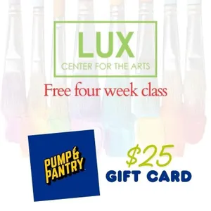LUX CENTER FOR THE ARTS AND GAS CARD