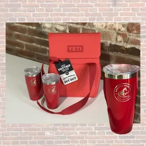 YETI DAYTRIP INSULATED TOTE AND TUMBLERS