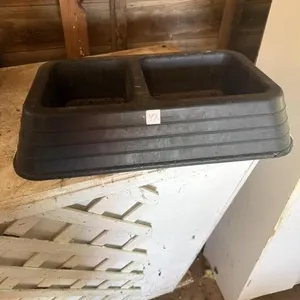Plastic dog bowl
