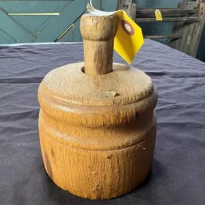 Large wooden butter mold