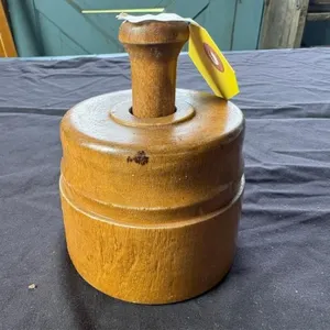 Medium sized wooden butter mold