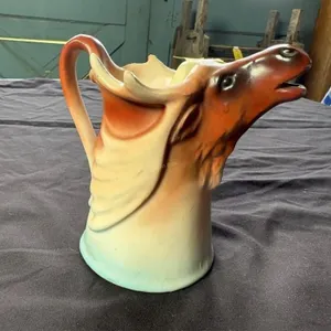 Moose syrup pitcher