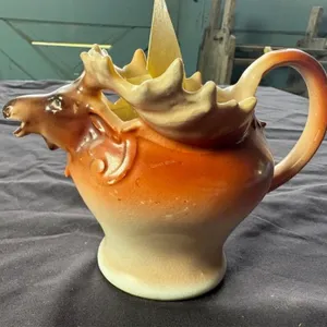 Moose syrup pitcher