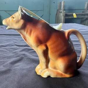 Cow syrup pitcher