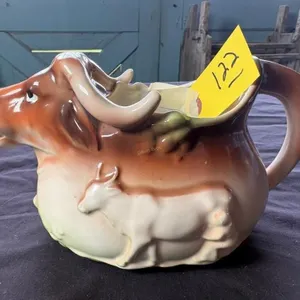 Water buffalo syrup pitcher